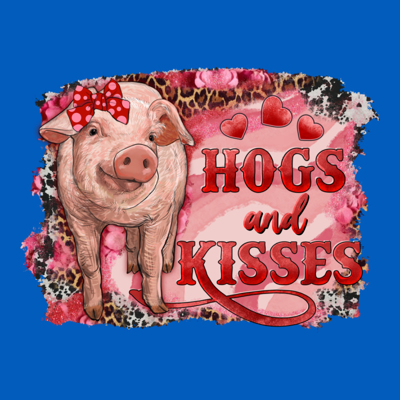 Valentines Day Pig Hogs And Kisses Urban Hoodie by RanaPortraitStore | Teevron
