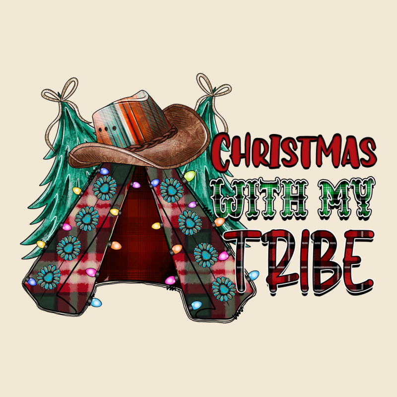 Christmas With Tribe Premium Tee by CowhideDigitalArt | Teevron