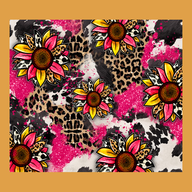 Sunflower Cowhide Premium Hoodie by Zillion Design Studio | Teevron