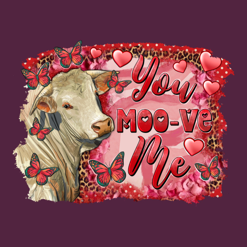 Valentine's Day You Moo Ve Me Charolais Cow Urban Hoodie by RanaPortraitStore | Teevron