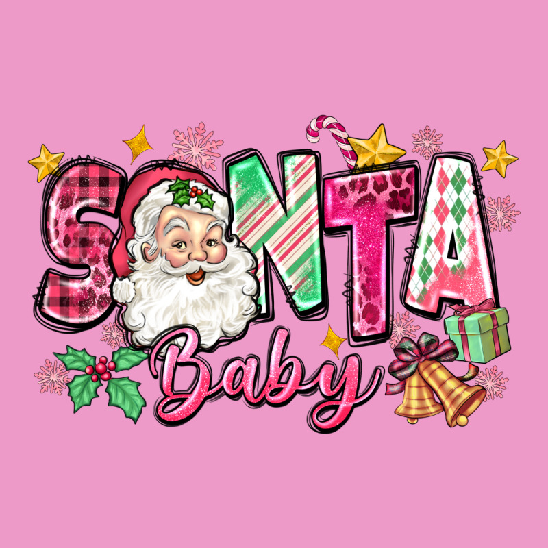 Pink Santa Baby Christmas Urban Hoodie by Zillion Design Studio | Teevron