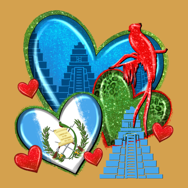 Guatemala Hearts Urban Hoodie by texasbilliewilder | Teevron