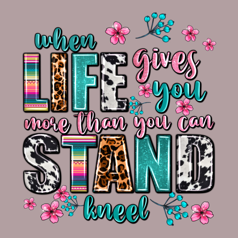 When Life Gives You More Than You Can Stand Kneel Vintage Hoodie by AdoDesignShop | Teevron