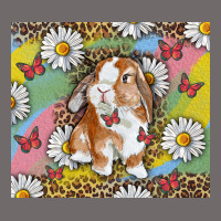 Watercolor Easter Bunny With Daisy Urban Hoodie | Teevron