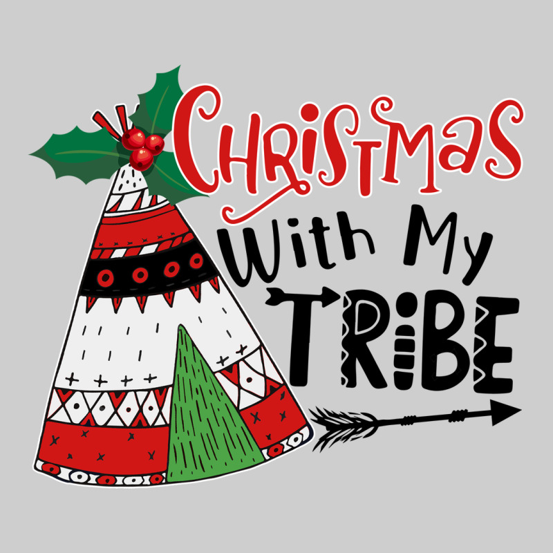 Christmas With My Tribe Boho Premium Tee by CowhideDigitalArt | Teevron