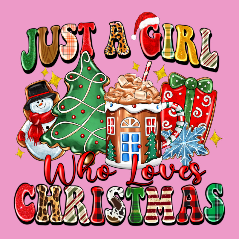 Just A Girl Who Loves Christmas Urban Hoodie by Zillion Design Studio | Teevron