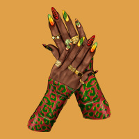 Juneteenth Nail Art With Afro Hand Premium Hoodie | Teevron