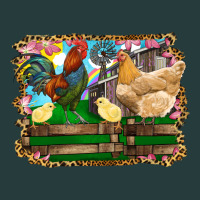 Happy Easter Rooster Chicken And Chick Premium Hoodie | Teevron