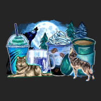 Wolf Coffee Cups Premium Hoodie | Teevron