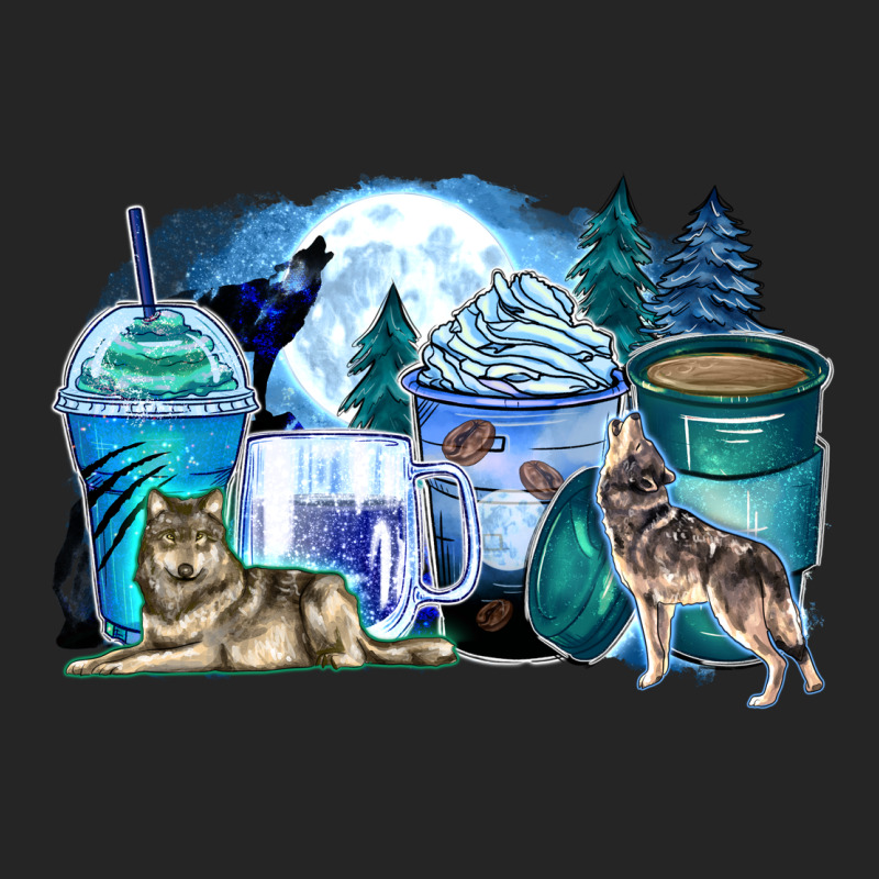 Wolf Coffee Cups Premium Hoodie by Zillion Design Studio | Teevron