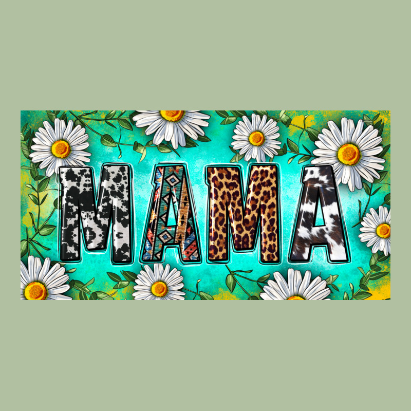 Turquoise And Daisy Mama Urban Hoodie by RanaPortraitStore | Teevron