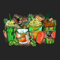 T Rex Coffee Cups Premium Hoodie | Teevron