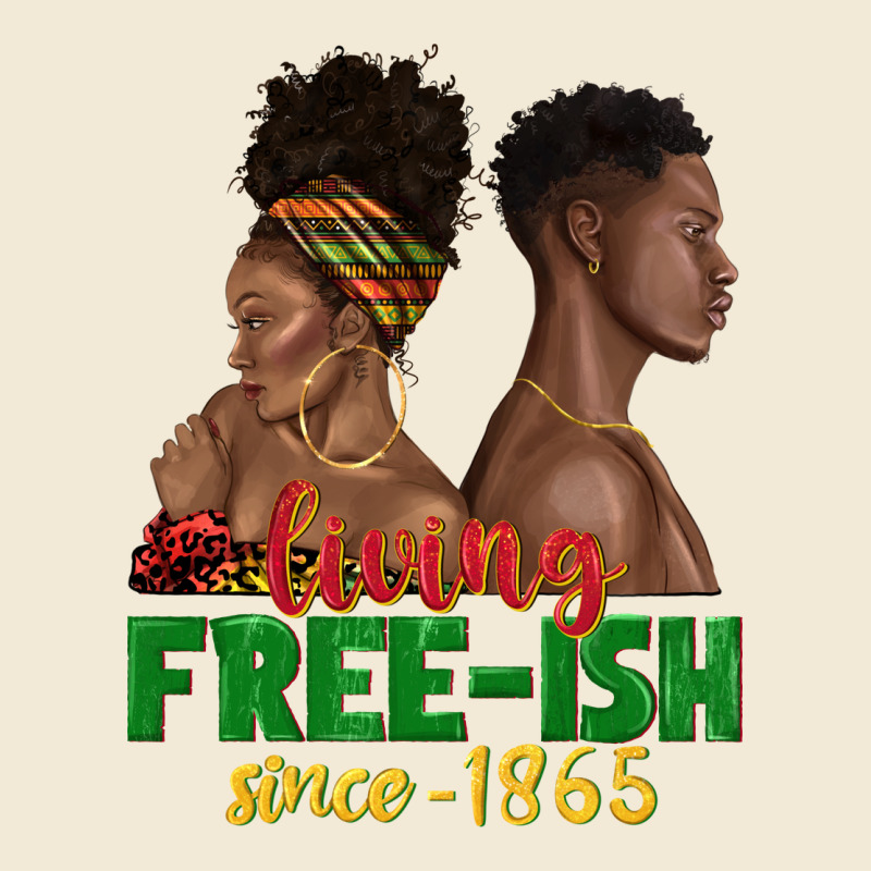 Living Free Ish Since 1865 With Afro Black Woman A Premium Hoodie by texasbilliewilder | Teevron