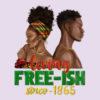 Living Free Ish Since 1865 With Afro Black Woman A Premium Hoodie | Teevron
