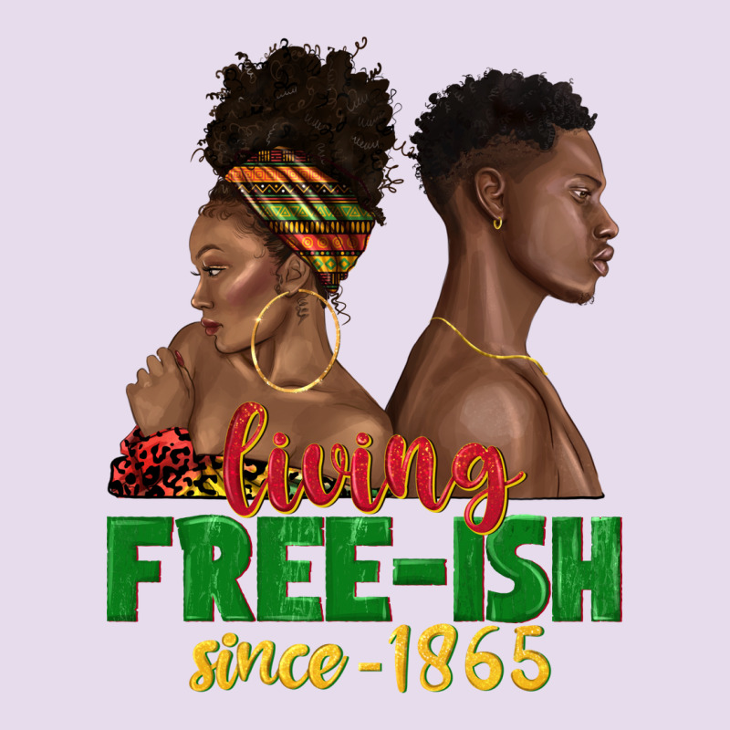 Living Free Ish Since 1865 With Afro Black Woman A Premium Hoodie by texasbilliewilder | Teevron