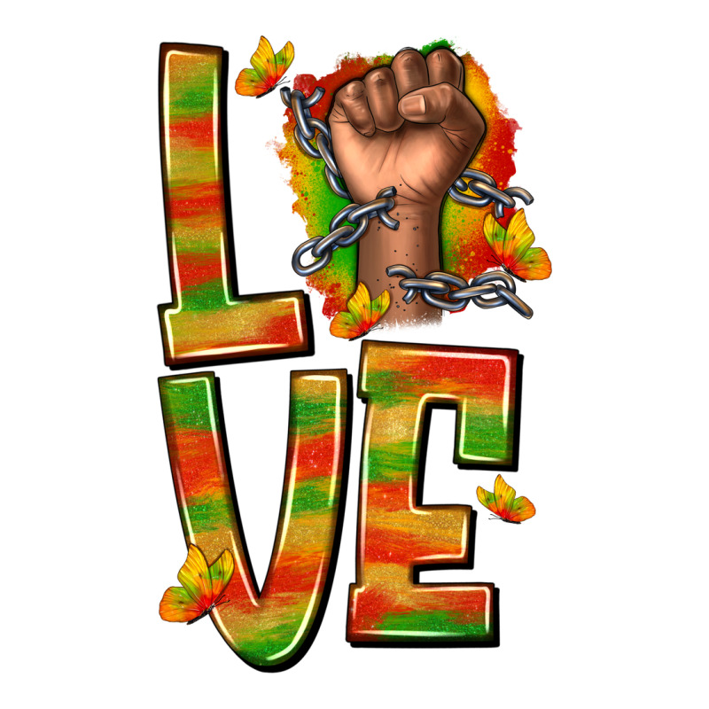 Love Juneteenth With Fist Premium Hoodie by texasbilliewilder | Teevron