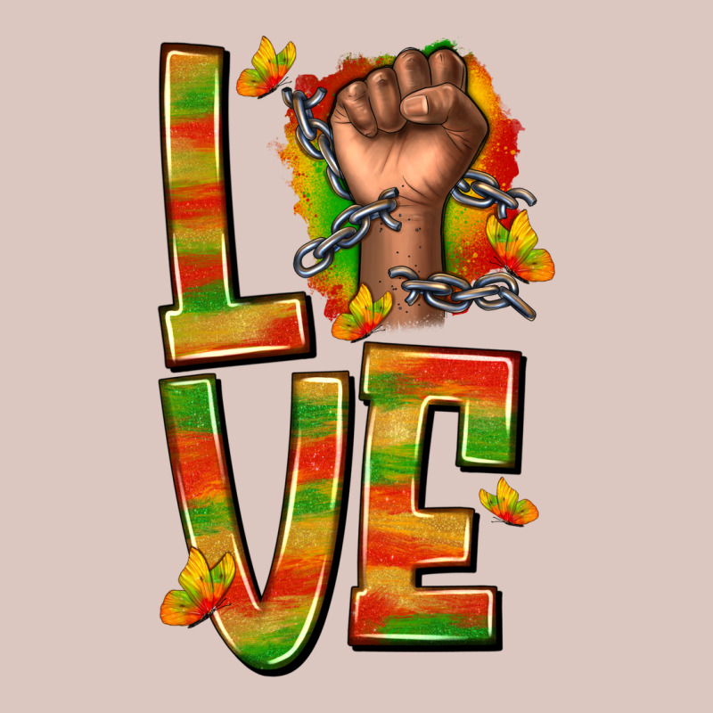Love Juneteenth With Fist Premium Hoodie by texasbilliewilder | Teevron