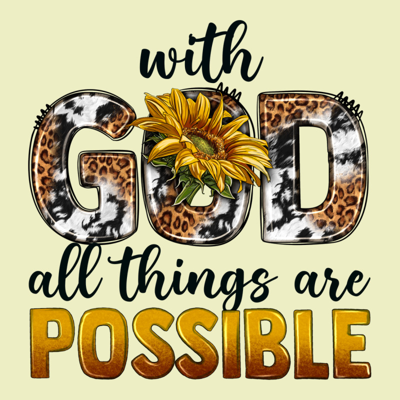 With God Al Things Ara Possible Urban Hoodie by texasbilliewilder | Teevron