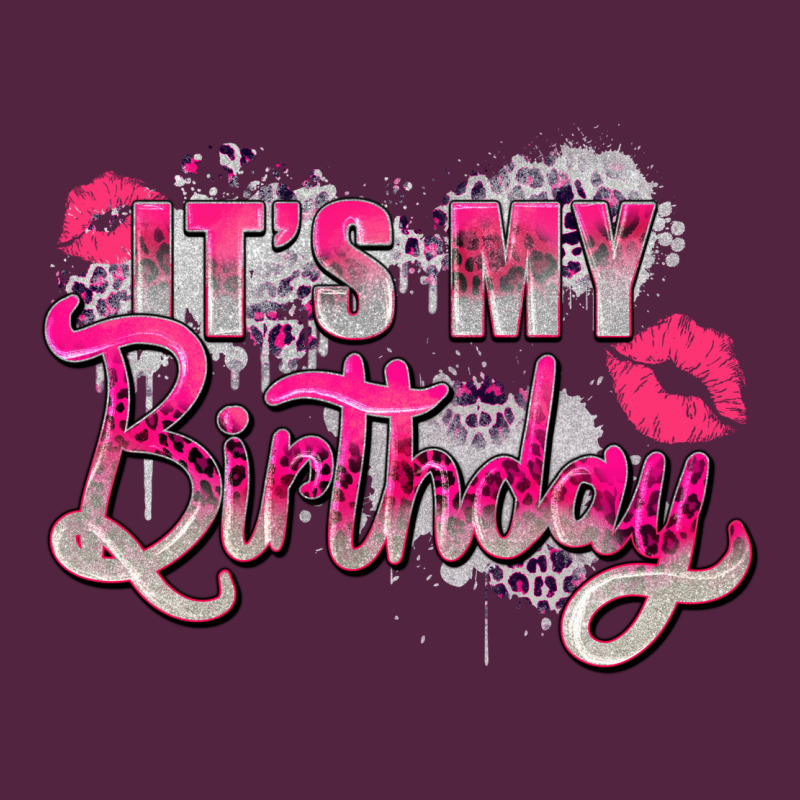 Pink It's My Birthday Urban Hoodie by Zillion Design Studio | Teevron