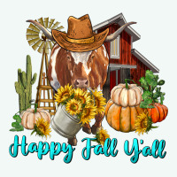 Happy Fall Y'all Longhorn Cow Premium Hoodie | Teevron