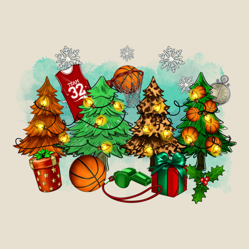 Christmas Trees With Basketball Urban Hoodie by Zillion Design Studio | Teevron