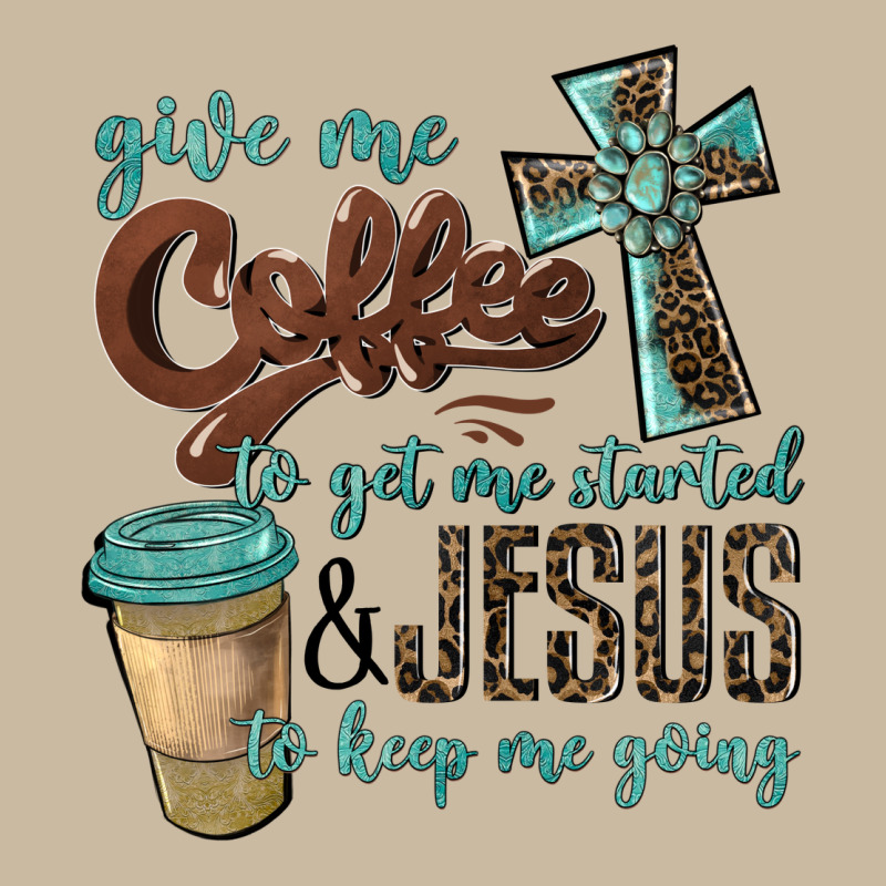Give Me Coffee To Get Me Started & Jesus To Keep Me Going Long Sleeve Tee by BarkalooDesign | Teevron