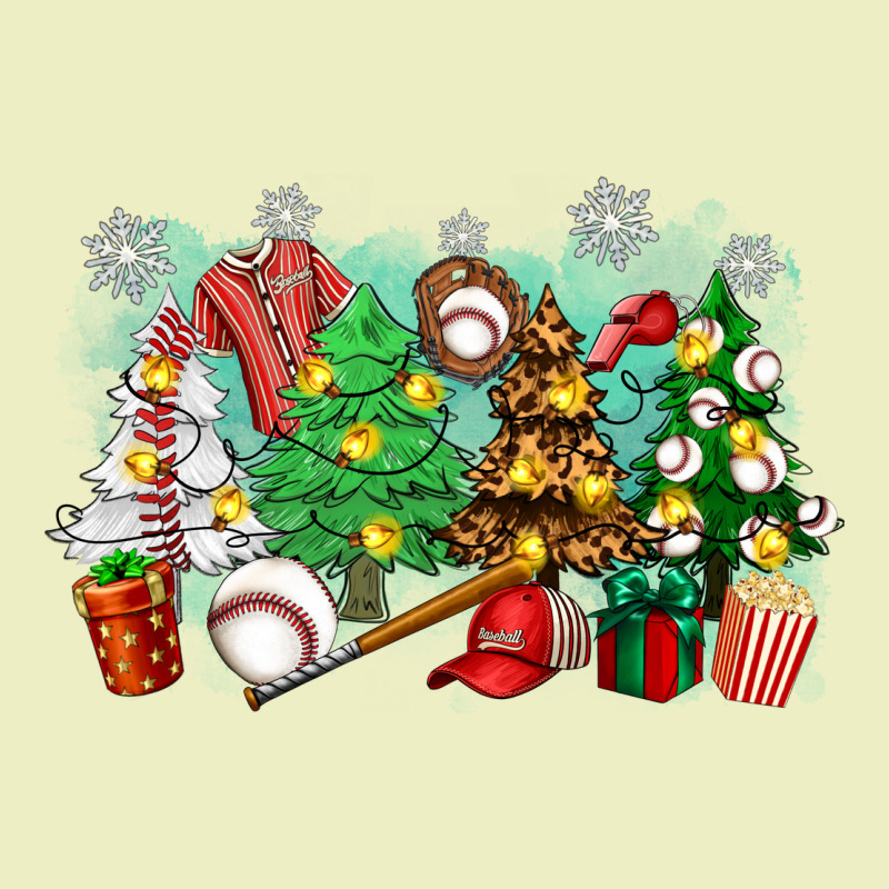 Christmas Trees With Baseball Urban Hoodie by Zillion Design Studio | Teevron