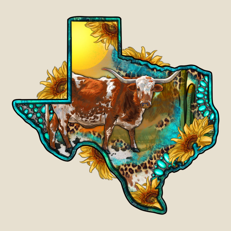 Western Texas Map With Longhorn Bull Urban Hoodie by RanaPortraitStore | Teevron