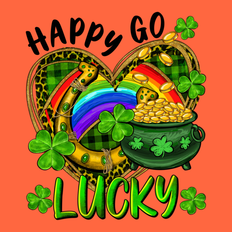 Happy Go Lucky Pot Of Gold And Rainbow Heart Premium Hoodie by RanaPortraitStore | Teevron