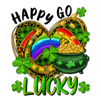 Happy Go Lucky Pot Of Gold And Rainbow Heart | Teevron