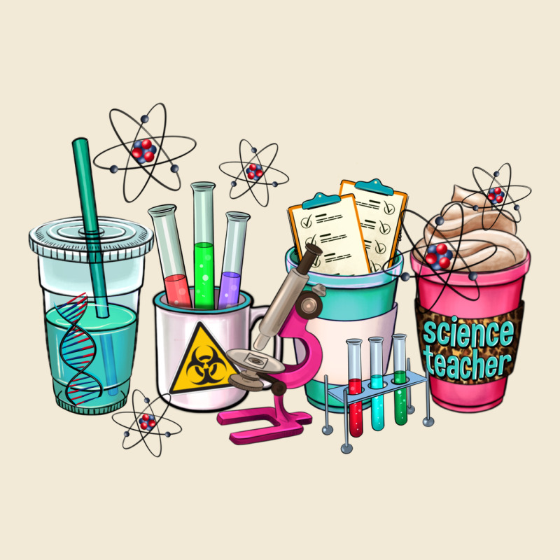 Science Teacher Coffee Cups Premium Hoodie by AdoDesignShop | Teevron
