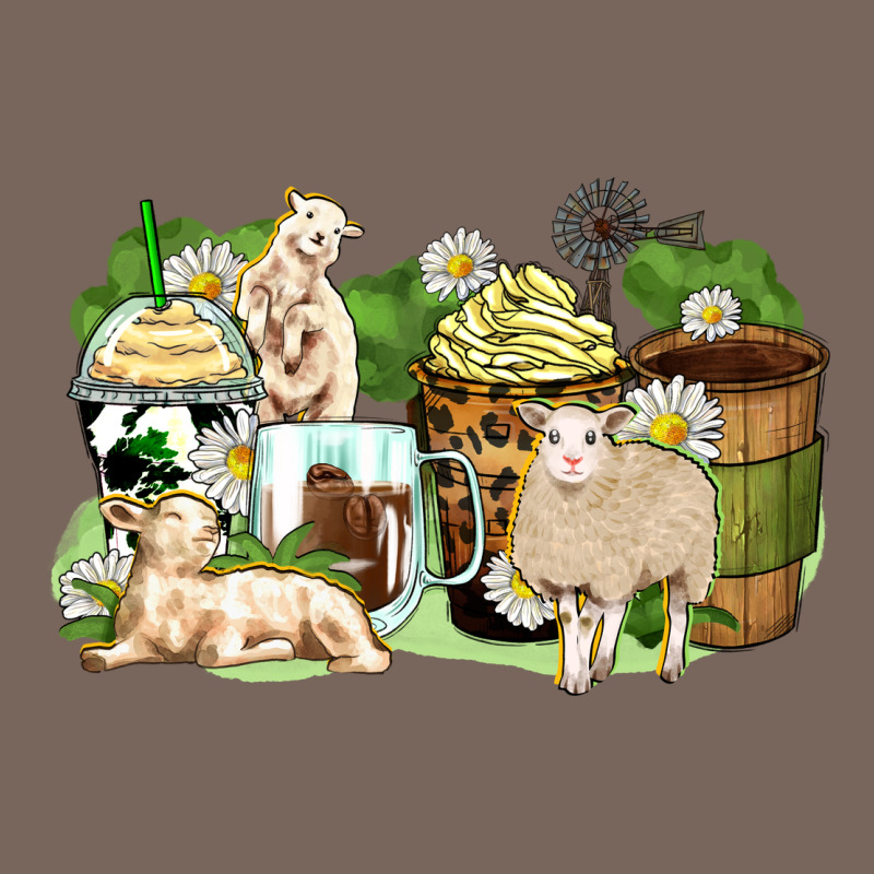 Sheep Coffee Cups Premium Hoodie by Zillion Design Studio | Teevron