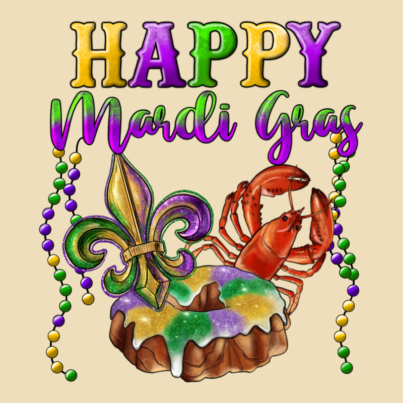 Happy Mardi Gras Fleur De Lis King Cake Crawfish Premium Hoodie by RanaPortraitStore | Teevron