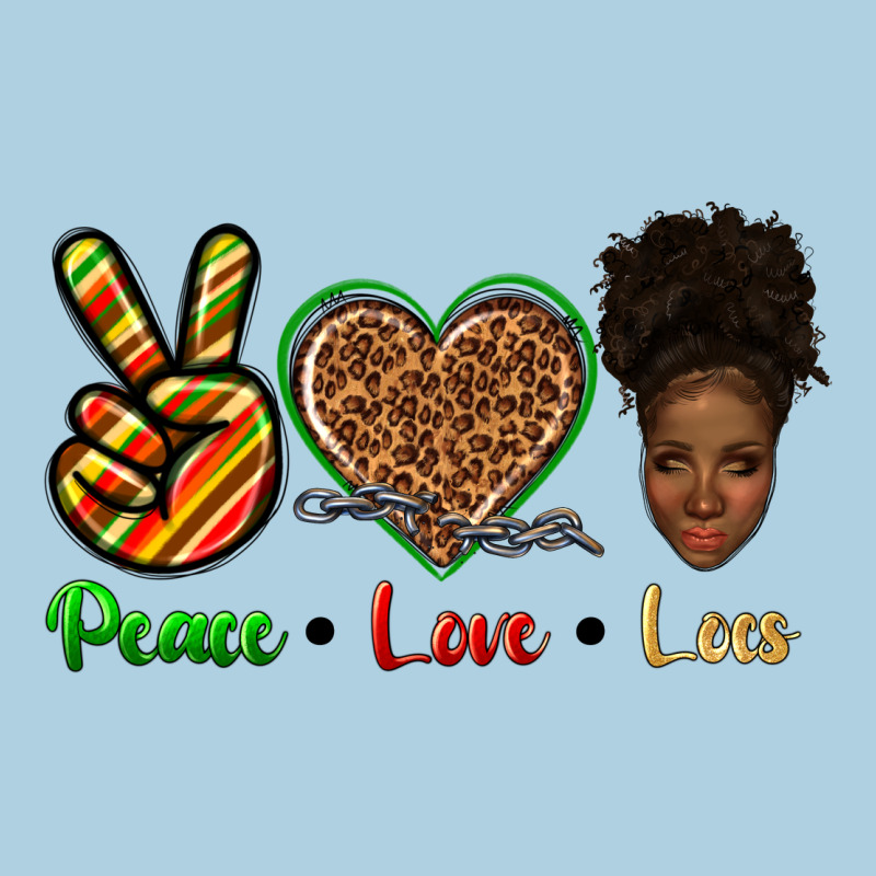 Peace Love Locs Premium Hoodie by texasbilliewilder | Teevron