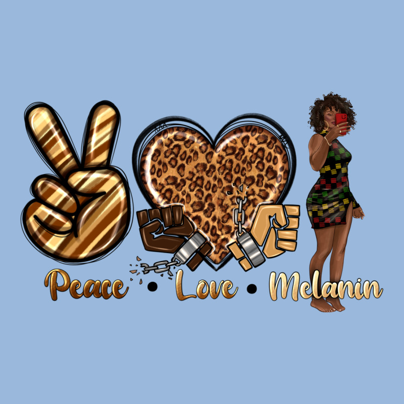Peace Love Melanin Premium Hoodie by texasbilliewilder | Teevron