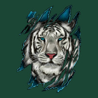 White Tiger Scratch Mark Urban Hoodie | Teevron
