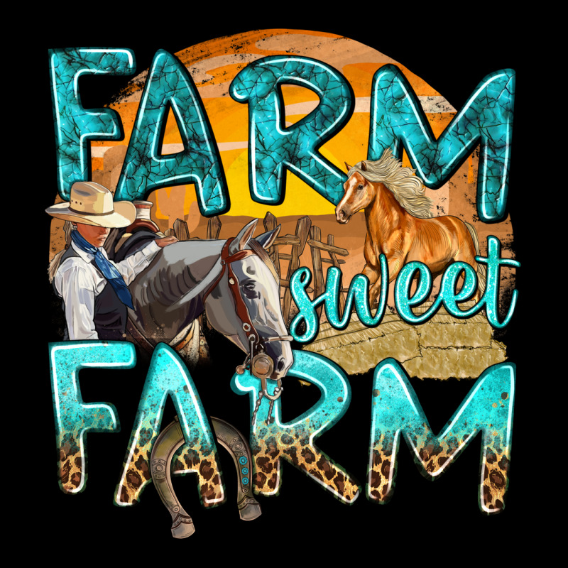 Farm Sweet Farm With Horses Urban Hoodie by texasbilliewilder | Teevron