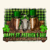 Happy St. Patrick's Day Horses With Leprechaun Hat And Bandana Premium Hoodie | Teevron