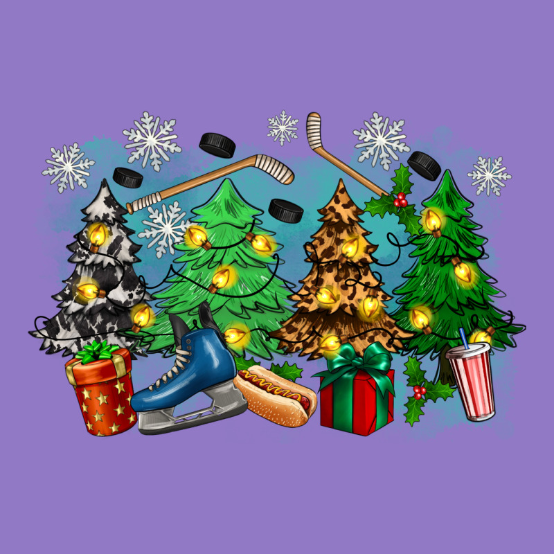 Christmas Trees With Hockey Urban Hoodie by Zillion Design Studio | Teevron