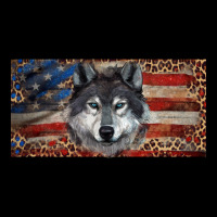Wolf With American Flag And Leopard Urban Hoodie | Teevron