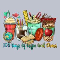 100 Days Of Coffee And Chaos Coffee Cups Premium Hoodie | Teevron