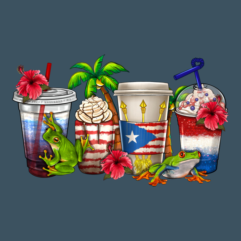Puerto Rico Coffee Cups Urban Hoodie by texasbilliewilder | Teevron