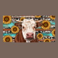 Heifer With Sunflower And Serape Premium Hoodie | Teevron