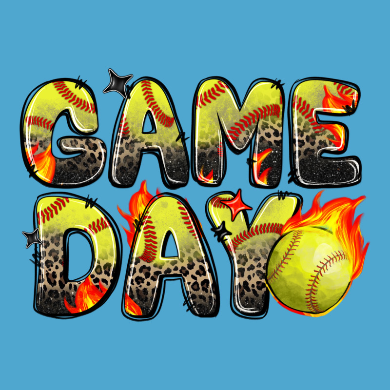 Game Day Softball Leopard Premium Hoodie by Zillion Design Studio | Teevron