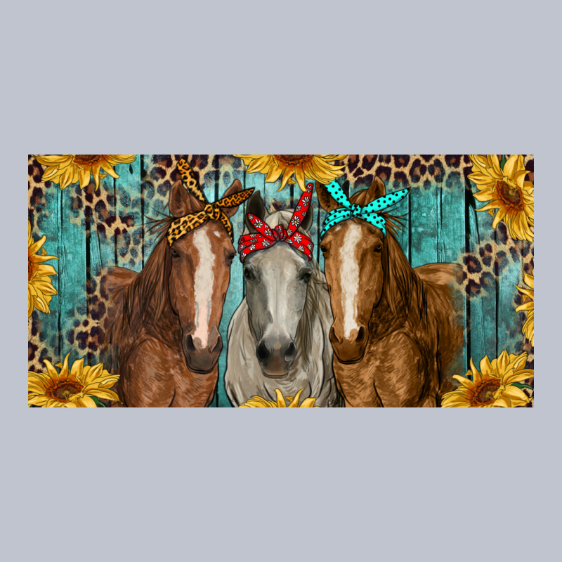 Horses With Leopard And Sunflowers Premium Hoodie by RanaPortraitStore | Teevron