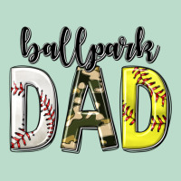 Ballpark Dad With Softball And Baseball Premium Hoodie | Teevron