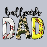 Ballpark Dad With Softball And Baseball Premium Hoodie | Teevron