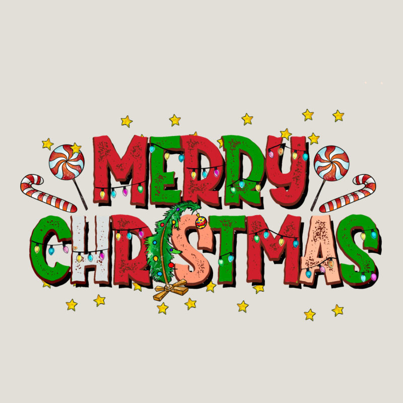 Festive Merry Christmas Greeting Heavy Core Tee by CowhideDigitalArt | Teevron