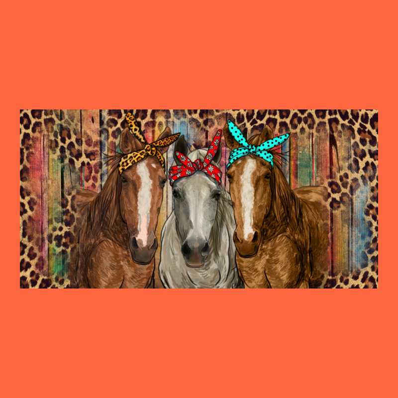 Horses With Serape And Leopard Premium Hoodie by RanaPortraitStore | Teevron