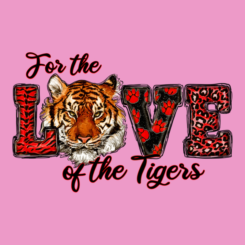 For The Love Of The Tigers Red Urban Hoodie by RanaPortraitStore | Teevron